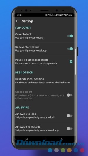 Thiết lập ứng dụng Screen Lock Pro cho Android