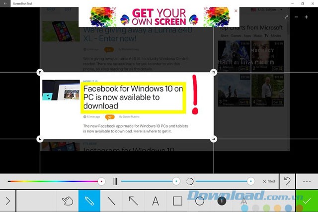 Giao diện ứng dụng ScreenShot Tool