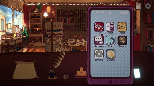 Chiếc điện thoại giúp Indigo liên lạc và tiêu khiển nhưng cũng ảnh hưởng nhiều đến ma thuật phù thủy