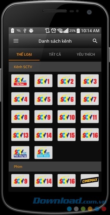 17 kênh truyền hình do SCTV tự sản xuất, nội dung chuyên biệt, đặc sắc