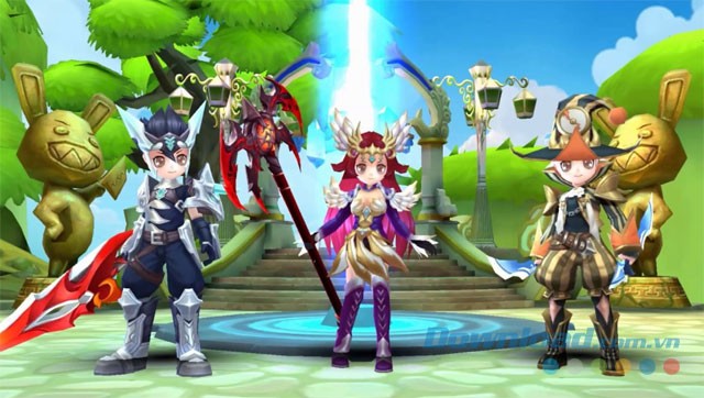 Hệ thống nhân vật, thú cưỡi và trang bị phong phú