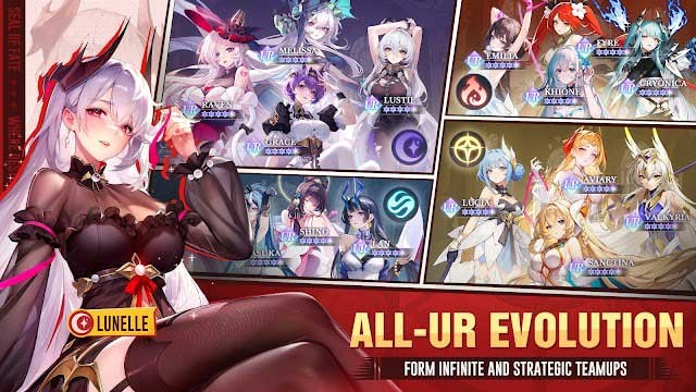 Mọi nhân vật đều có thể lên cấp UR