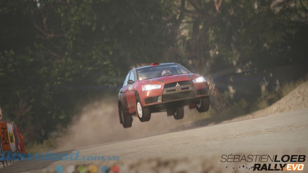 Đua xe trong Sébastien Loeb Rally EVO