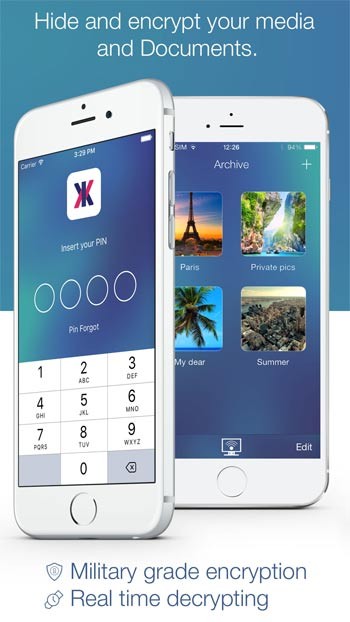 Ẩn, mã hóa media và tài liệu