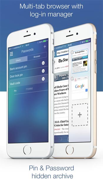 Kho lưu trữ được bảo vệ bằng mật khẩu và mã pin
