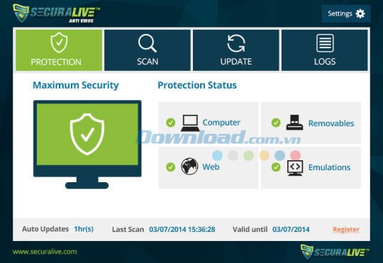 SecuraLive Antivirus