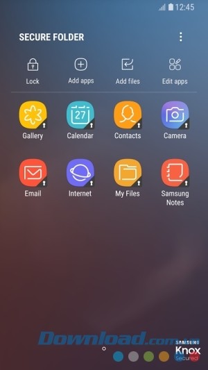 Secure Folder cho Android bảo mật thư mục