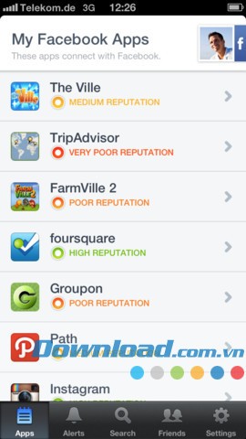 secure.me for Facebook for iOS