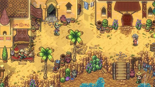 Trải nghiệm đồ họa pixel phong cách retro đầy màu sắc