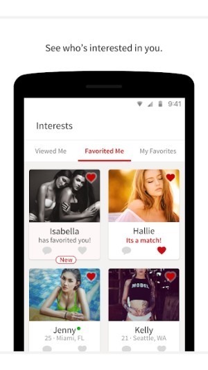 thả tim hoặc gửi tin nhắn cho những người bạn thích