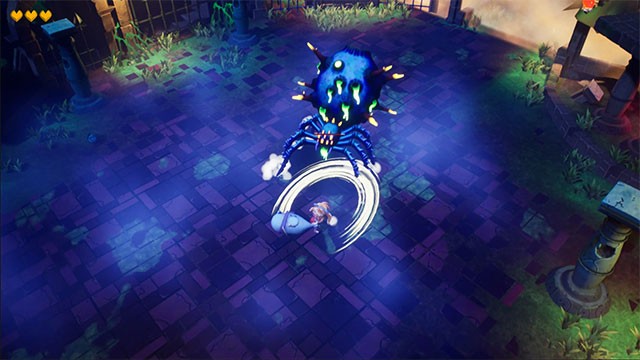 Gameplay của Seeking Light nhấn mạnh vào những trận đánh boss sôi động