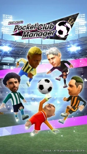Quản lý câu lạc bộ bóng đá của bạn trong game thể thao SEGA Pocket Club Manager