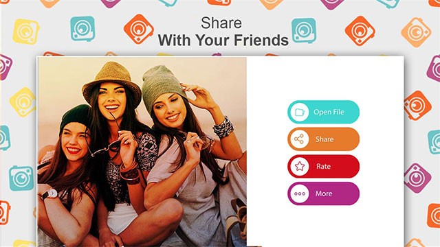 Lưu và chia sẻ ảnh trên mạng xã hội với 1 nút bấm