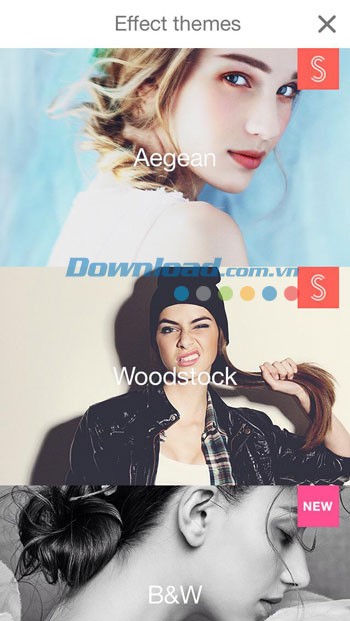 Mở khóa gói hiệu ứng ảnh