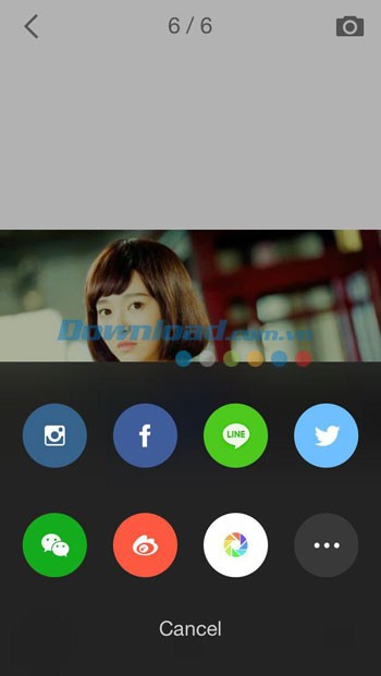 Chia sẻ ảnh nhanh