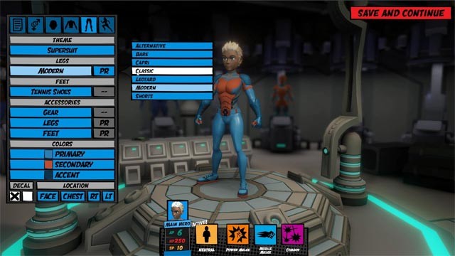 Sáng tạo anh hùng tùy ý trong Sentinels of Freedom