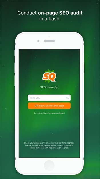 SEOquake Go cho phép bạn thực hiện các kiểm tra SEO trên trang nhanh chóng