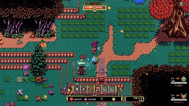 Sử dụng phép thuật và những người bạn đồng hành trong chiến đấu