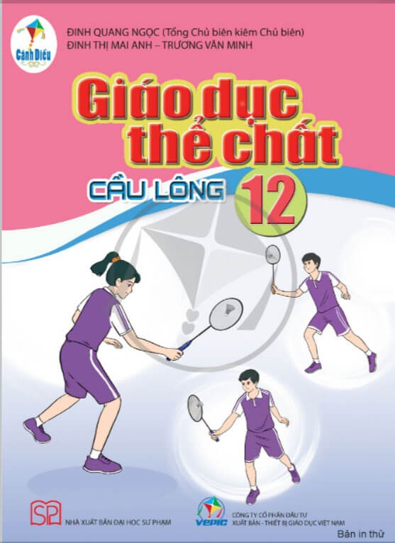 Sách Giáo Khoa Giáo dục thể chất 12 - Cầu Lông Cánh Diều