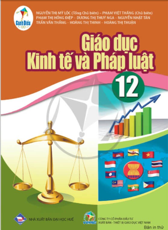 Sách Giáo Khoa Giáo dục kinh tế và pháp luật 12 Cánh Diều