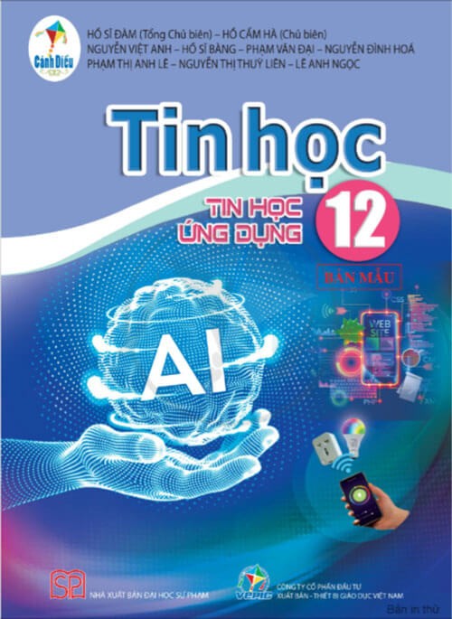 Sách Giáo Khoa Tin học 12 - Tin học ứng dụng Cánh Diều