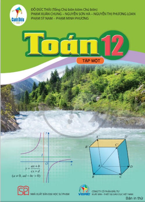 Sách Giáo Khoa Toán 12 - Tập 1 Cánh Diều