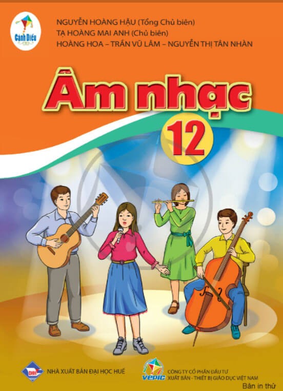 Sách Giáo Khoa Âm nhạc 12 Cánh Diều