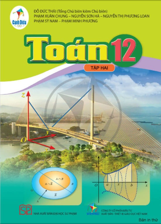 Sách Giáo Khoa Toán 12 - Tập 2 Cánh Diều