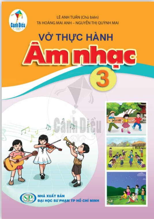Vở bài tập Âm Nhạc 3 Cánh Diều