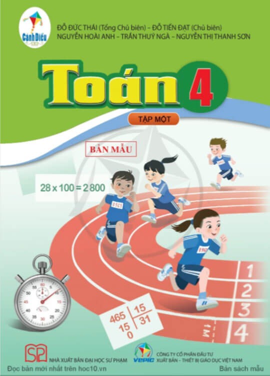Sách Toán 4 - Tập 1 Cánh Diều