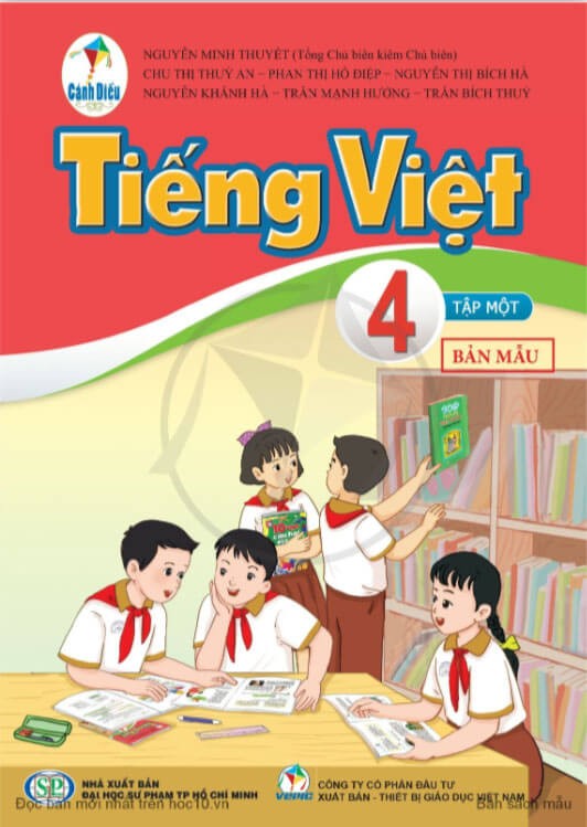 Sách Tiếng Việt 4 - Tập 1 Cánh Diều