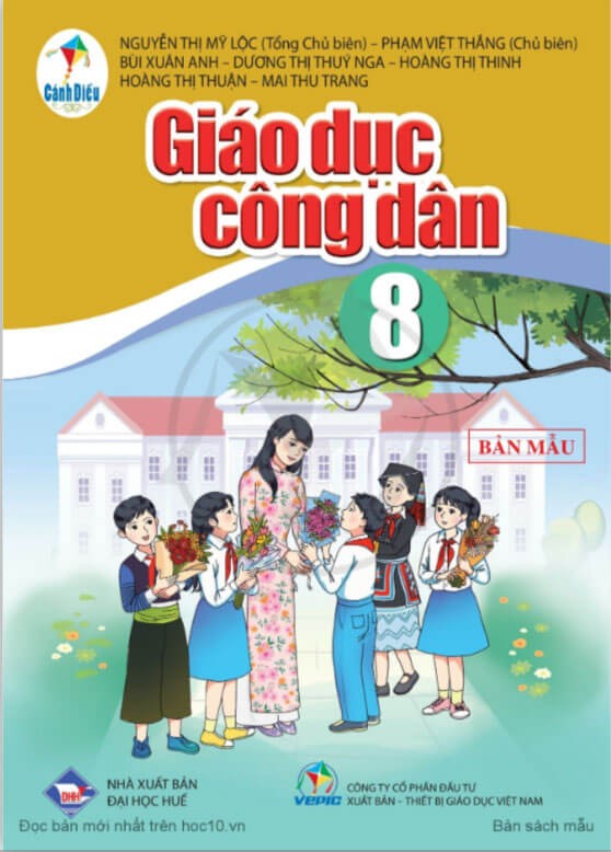 Sách giáo khoa Giáo dục công dân 8 Cánh Diều