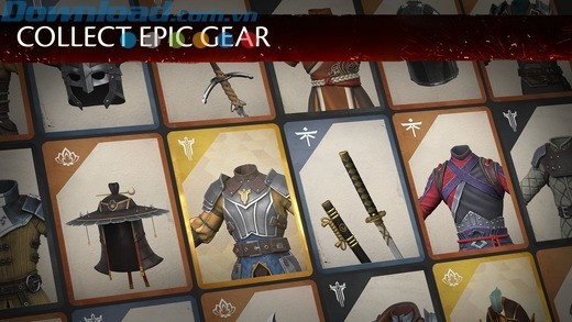 Thu thập các vũ khí và trang thiết bị huyền thoại