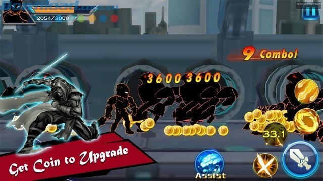 Thu thập xu vàng để nâng cấp