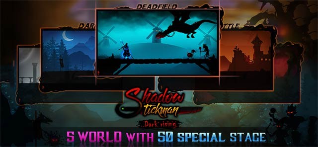 Khám phá 5 thế giới với hơn 50 màn chơi