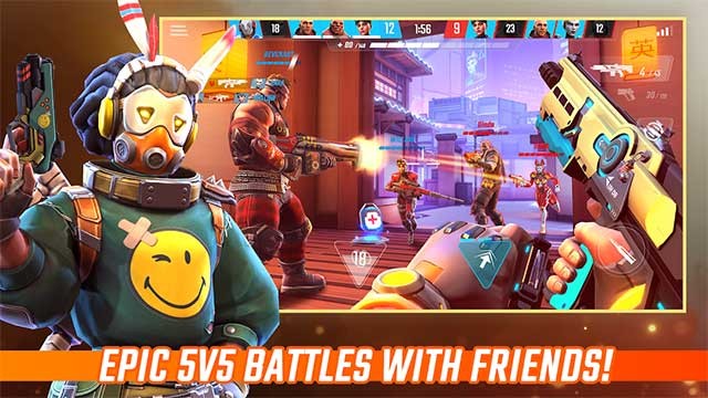 Tận hưởng những cuộc đấu súng hấp dẫn với bạn bè và người chơi toàn thế giới