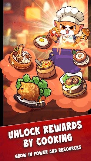 Mở khóa các phần thưởng bằng cách nấu ăn