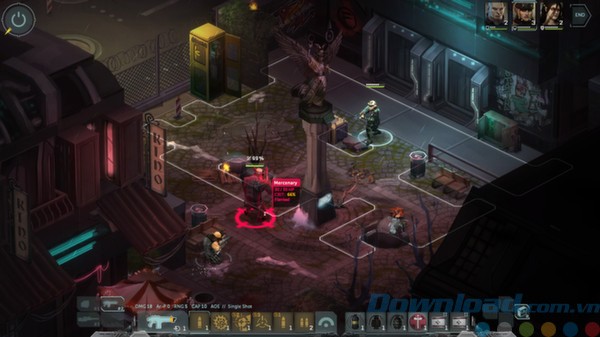 Giao diện mới của Shadowrun: Dragonfall - Director’s Cut