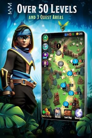 Hơn 50 level và 3 khu vực nhiệm vụ cho bạn chinh phục