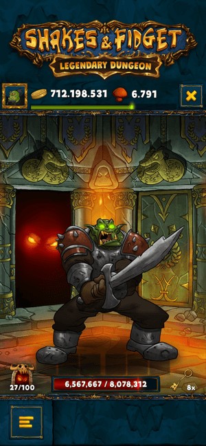 Shakes and Fidget là game RPG nhiều người chơi cổ điển