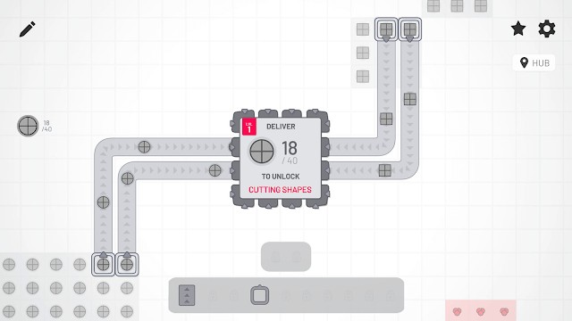 Xây dựng nhà máy sản xuất các hình học khác nhau trong game Shapez