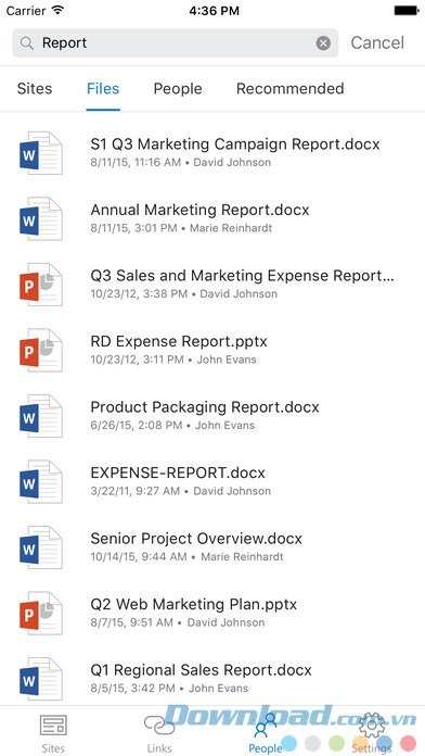 Tìm kiếm toàn ứng dụng