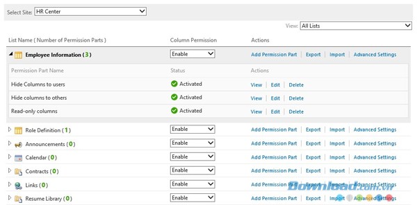 SharePoint Column Permission