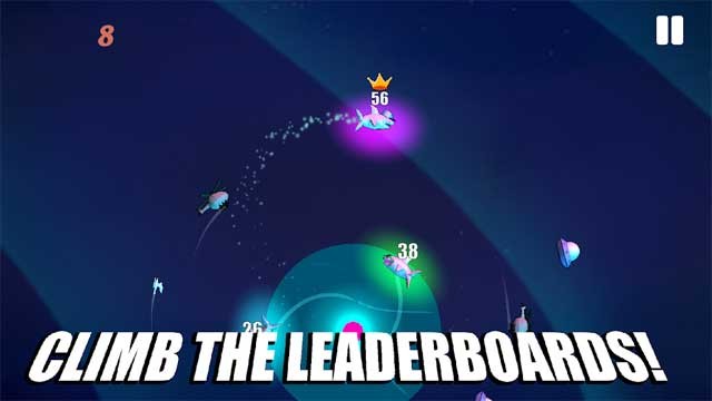 Cố gắng giành được nhiều điểm và leo lên vị trí cao trên bảng xếp hạng trực tuyến