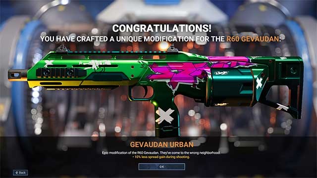 Bạn có quyền truy cập kho vũ khí gồm hai mươi lăm loại súng độc nhất có thể tùy chỉnh