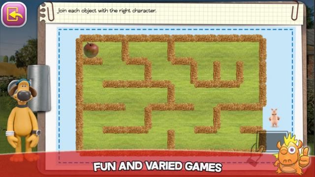 Thưởng thức trò chơi vui nhộn cùng các chú cừu trong game Shaun the Sheep Play & Learn