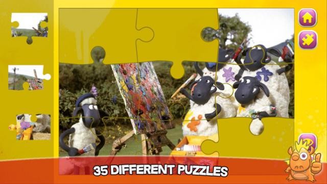 Shaun the Sheep Play and Learn cung cấp 35 câu đố thú vị cho trẻ em