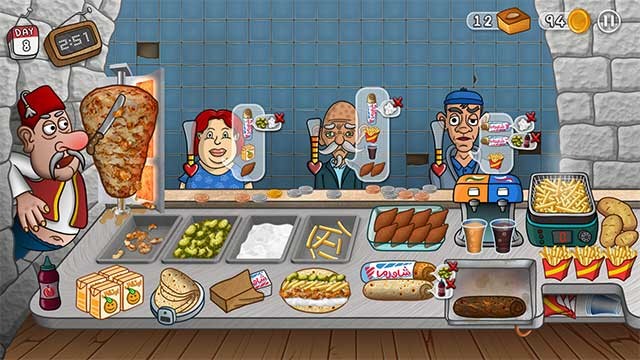 Shawarma Legend là game kinh doanh nhà hàng bánh kẹp Shawarma