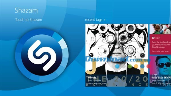 Shazam for Windows 8