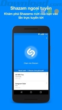 Nhận diện tên bài hát ngay cả khi ngoại tuyến